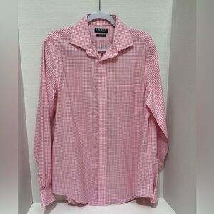 Ralph Lauren Pink Gingham Dress Shirt
